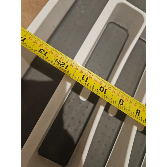 Plastic Expandable Silverware Tray Adjustable16.5" x  12" up to 16.5" x 23" - Picture 6 of 8